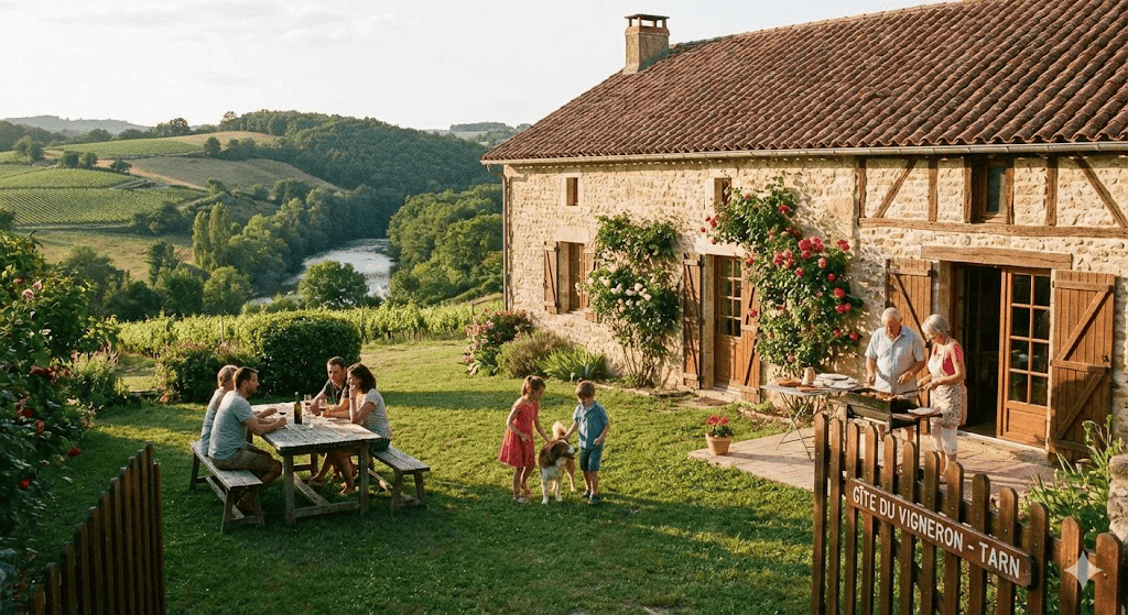 Évadez-vous dans le Tarn. Découvrez notre sélection de gîtes authentiques au cœur de l'Occitanie. Calme, confort et patrimoine pour vos vacances